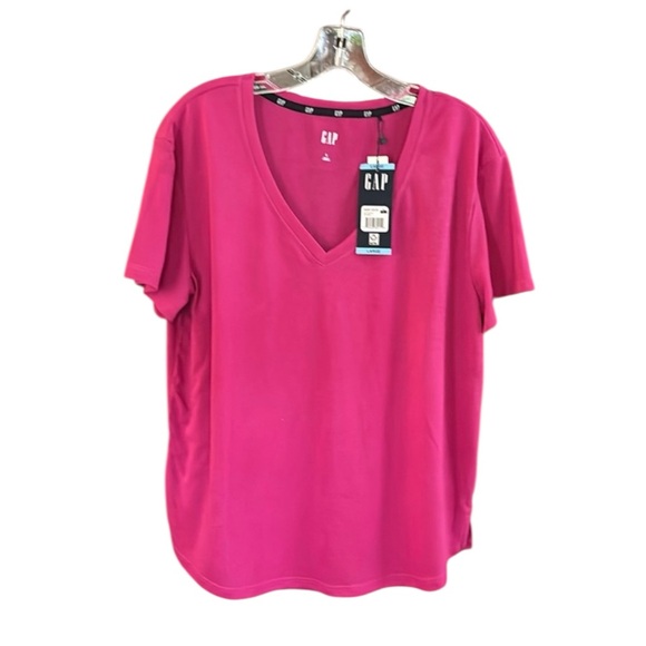 GAP Tops - NWT GAP Pink Relaxed Short Sleeve T-Shirt 2XL